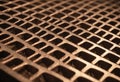 Black metal comb grate background Royalty Free Stock Photo