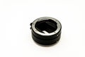 Black metal extension rings, for macro photography with normal lenses