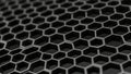 Black Metal Mesh Hexagonal Pattern Background Royalty Free Stock Photo