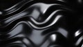 Black metal texture with waves, liquid dark metallic