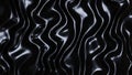 Black metal texture with waves, liquid dark metallic