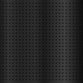 Black metallic peg board perforated texture background material with round holes pattern. Royalty Free Stock Photo