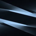 Black metallic steel blue abstract background. Geometric. 3d. Triangle line stripe angle. Gradient. Dark. Light flash glowneon Royalty Free Stock Photo