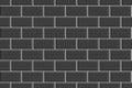 Black metro tile seamless pattern. Kitchen backsplash texture, bathroom wall or floor decoration. Subway stone brick