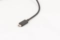 Black micro USB cable