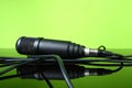 Black microphone cable