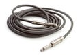 Black microphone cable