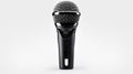 Black Microphone Stickers with Silver Mesh - AI Generated