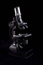 Black Microscope Royalty Free Stock Photo