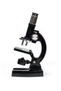 Black microscope Royalty Free Stock Photo