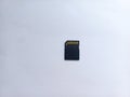 Black MicroSD to SDHC Memory Card Adapter Royalty Free Stock Photo