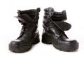 Black military boots