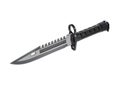 Black military knife Royalty Free Stock Photo