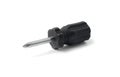 Black mini screwdriver isolated
