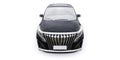 Black Minivan family city car. Premium Business Car. 3D illustration