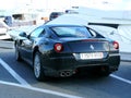 Black mint condition Ferrari Coupe parked in Spain