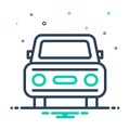 Mix icon for Auto, vehicle and conveyance