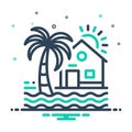 Mix icon for Beach house, maldives and resort