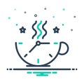 Mix icon for Breaktime, relaxing and coffee