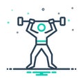 Mix icon for Fitness, robustness and workout