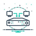 Mix icon for Load balancer, technology and website