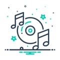 Mix icon for Musically, concert and listening