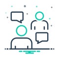 Mix icon for Persuasive, negotiation and conversation