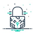 Black mix icon for Rust, rustic and collocation
