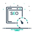 Mix icon for Seo Speed, motion and pace