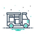 Mix icon for Shipping, transportation and delivery