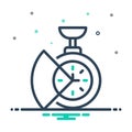 Mix icon for Time Saving, reminder and clock