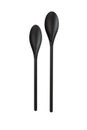 Black Mixing Spoons Royalty Free Stock Photo