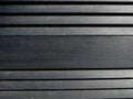 Black modern dirty wooden shutters Royalty Free Stock Photo