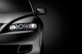 Black modern car closeup Royalty Free Stock Photo