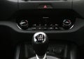 Black modern and shiny car interior control