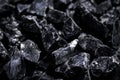 Black morion quartz. Royalty Free Stock Photo