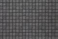 Black mosaic wall texture and background Royalty Free Stock Photo