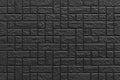 Black mosaic wall texture Royalty Free Stock Photo