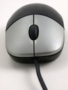 Black Mouse with Silver Buttons front view