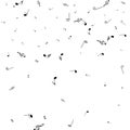 black music notes isolated on white background. Vector illustration Royalty Free Stock Photo