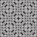 Black n white seamless pattern background illustration Royalty Free Stock Photo