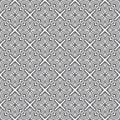 Black n white vector geometrical lines design seamless background pattern illustration Royalty Free Stock Photo
