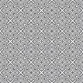 Black n white vector geometrical lines design seamless background pattern illustration Royalty Free Stock Photo