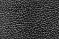 Black natural leather texture. Abstract background Royalty Free Stock Photo
