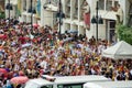 Black Nazarene festival at Quiapo district Royalty Free Stock Photo