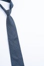 Black neck tie isolated on white Royalty Free Stock Photo