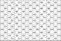 Black net mesh circle pattern line abstract background design by vector