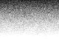 Black noise stipple. Sand grain effect. Abstract vector background Royalty Free Stock Photo