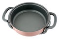 A black nonstick on a white background