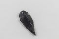 A black obsidian arrow head Royalty Free Stock Photo